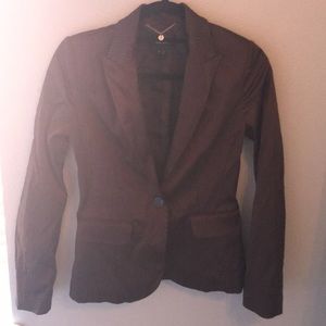 MNG Brown Pinstripe Suit Set